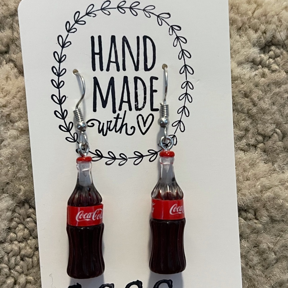 Coca Cola earrings